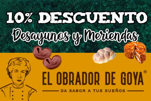 10% de descuento en el Obrador De Goya